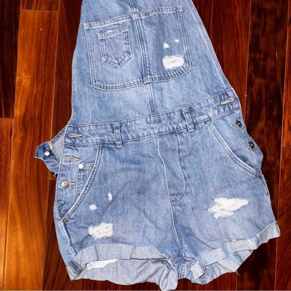 H&M Denim Overalls Sz 4 - Picture 2 of 5